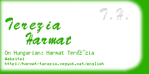 terezia harmat business card